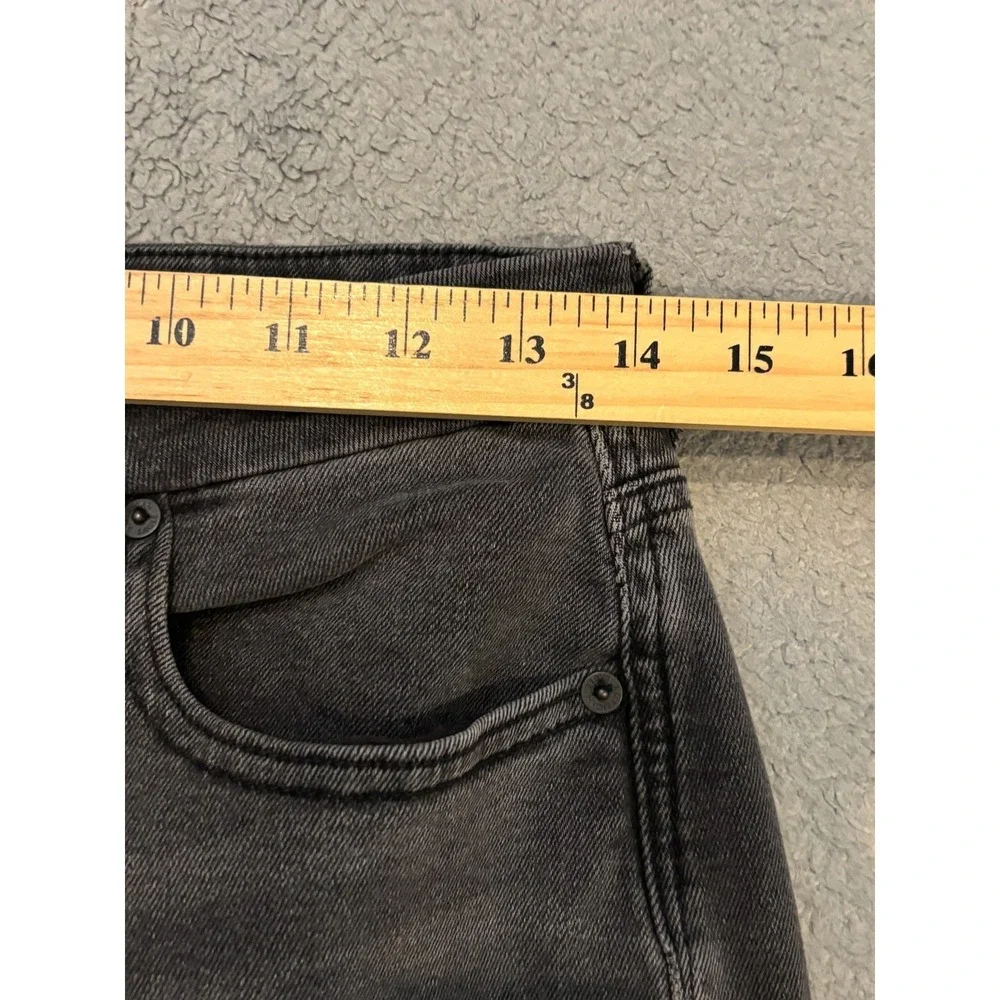 American Eagle Jeans Womens 6R Curvy Mom Jean Gray Washed Denim Casual Stretch